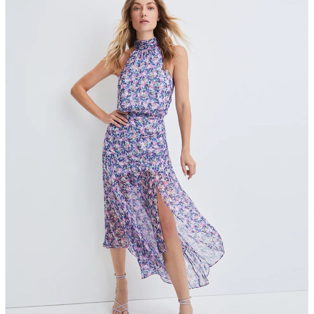 Veronica Beard LEIA ABSTRACT-PRINT DRESS